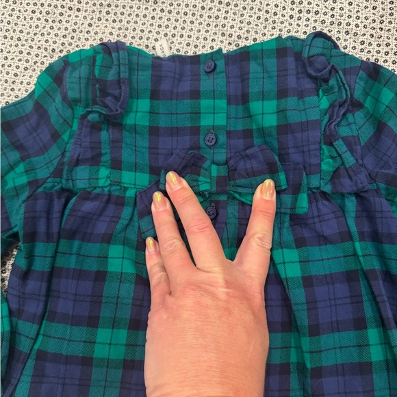 BABY PLAID RUFFLE ROMPER - Picture 3 of 11